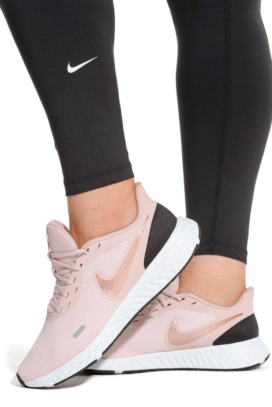 Nike Revolution 5 hardloopschoenen lichtroze/brons | wehkamp