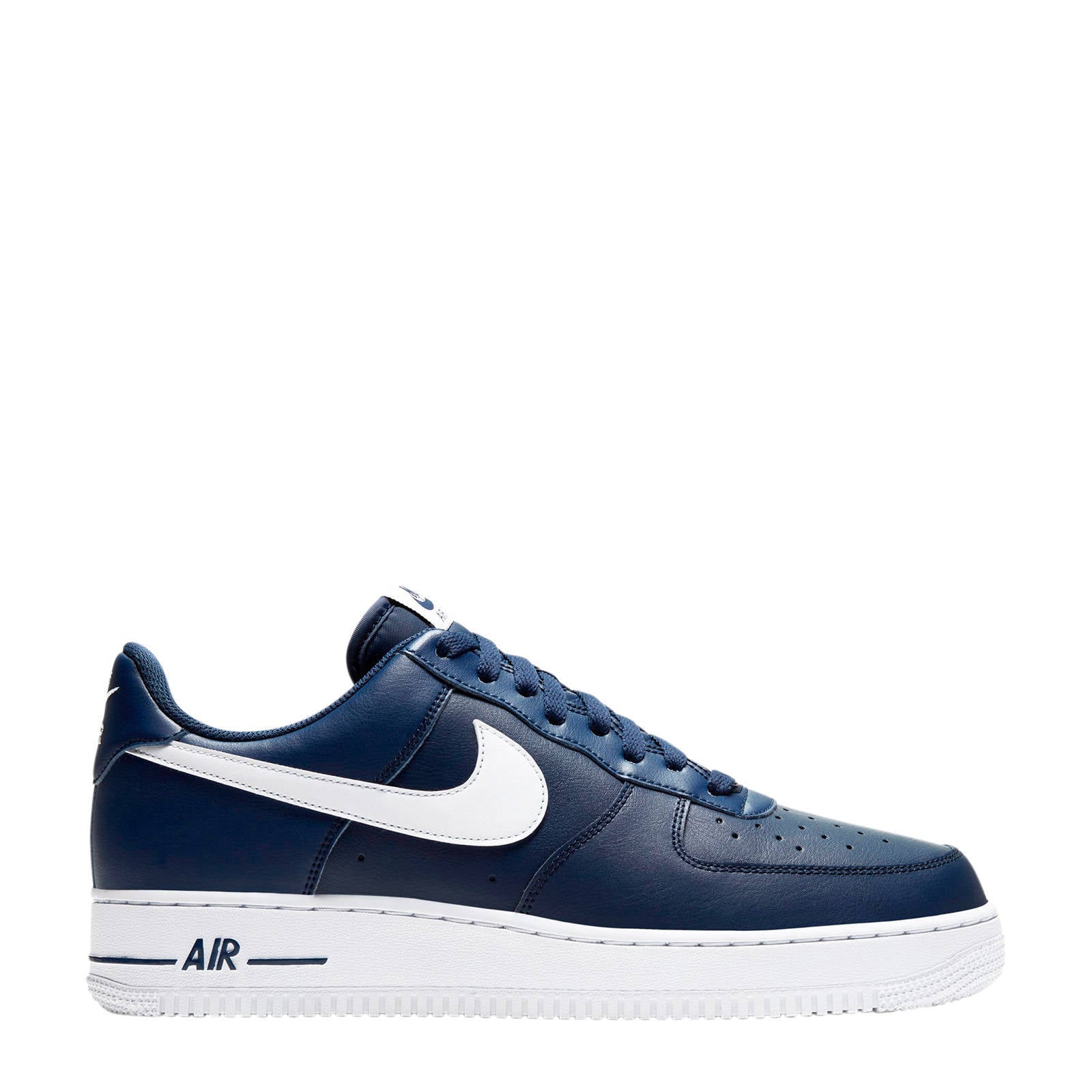 Nike Air Force 1 '07 leren sneakers blauw/wit | wehkamp