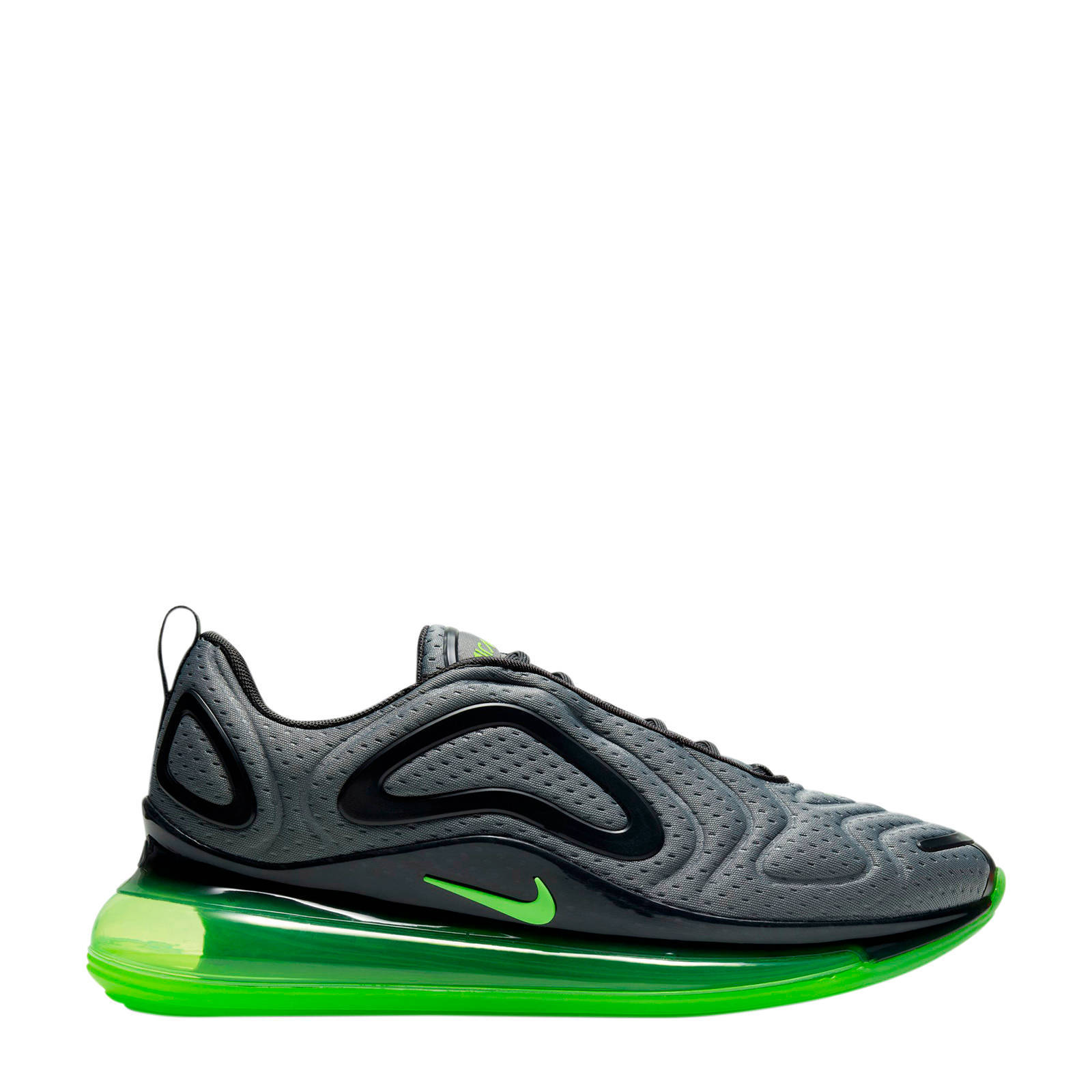 Nike Air Max 720 sneakers grijs/fluor groen/antraciet - Schoenen.nl