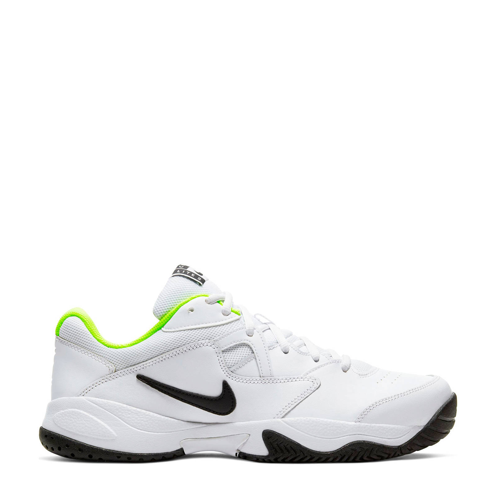 Nike Court Lite 2 tennisschoenen wit/zwart | wehkamp