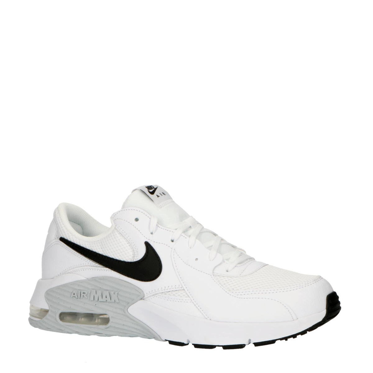 Messing Parasiet Jet Nike Air Max Excee sneakers wit/zwart/zilver | wehkamp