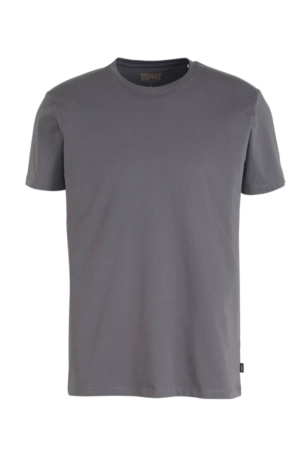 ESPRIT Men Casual T-shirt grijs