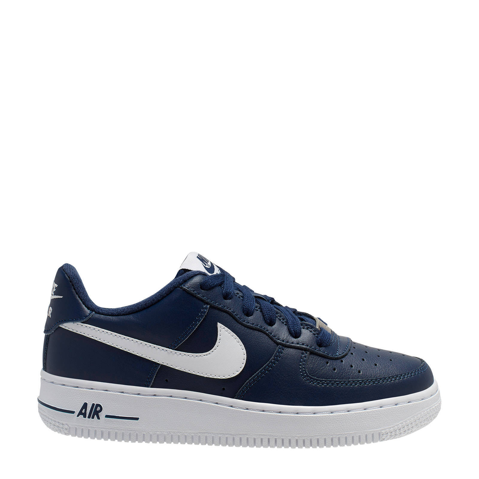 Nike Air Force 1 AN20 (GS) sneakers donkerblauw/wit - Schoenen.nl