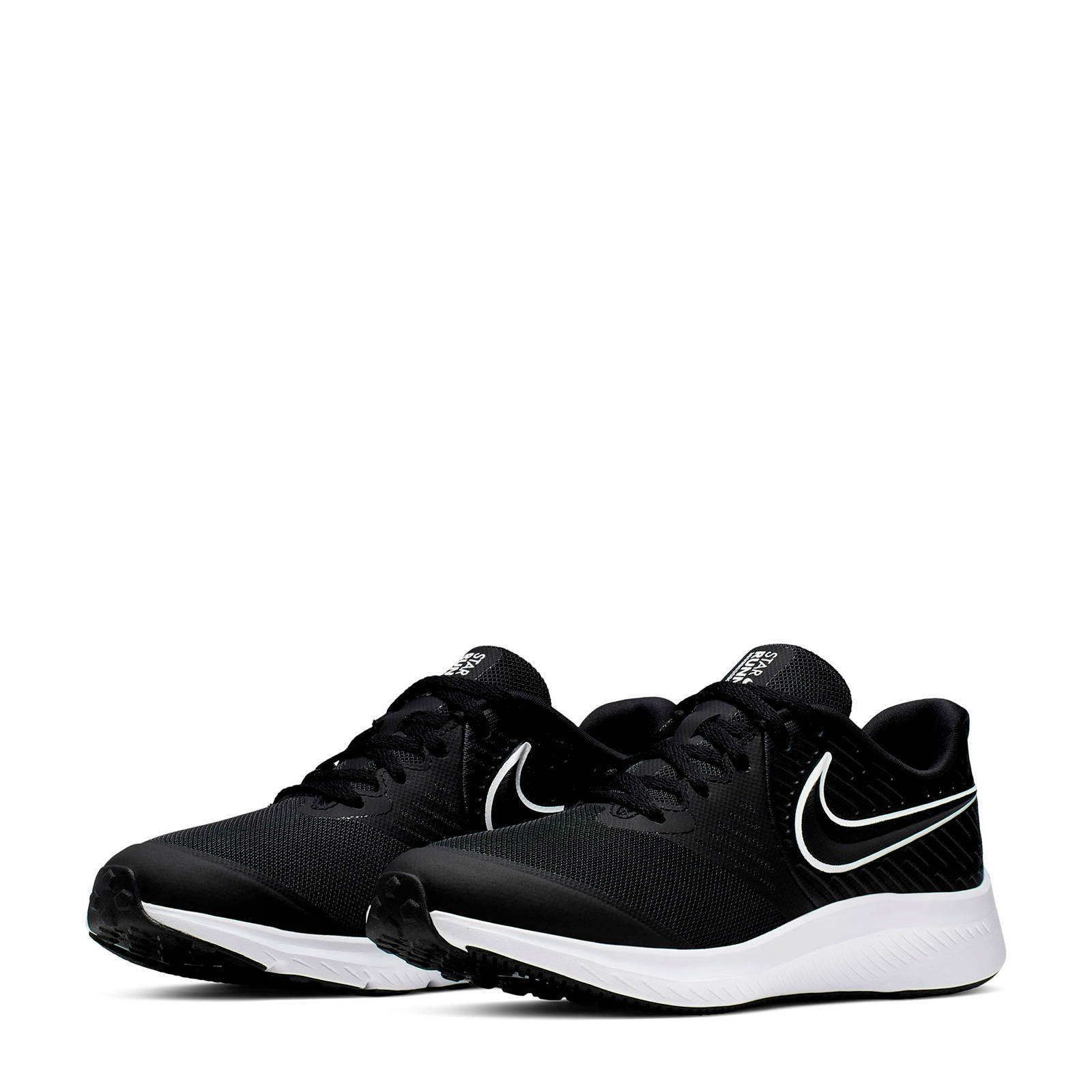 Nike Star Runner 2 (GS) sneakers zwart/wit | wehkamp