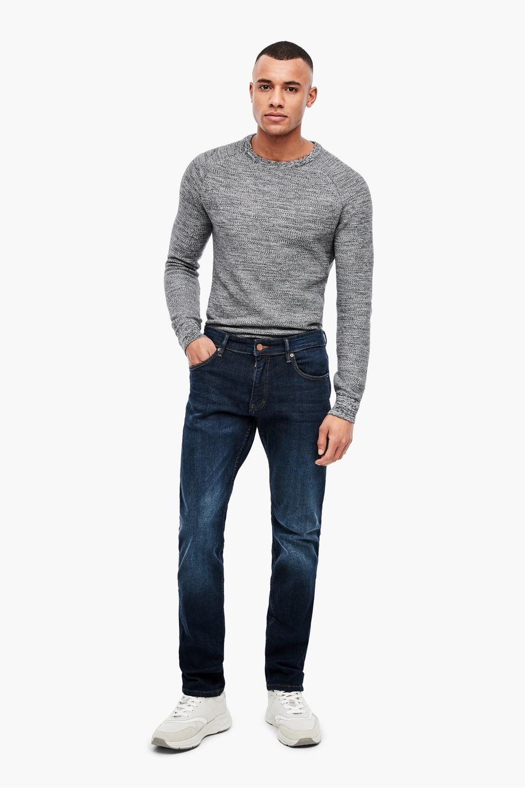 QS slim fit jeans blauw