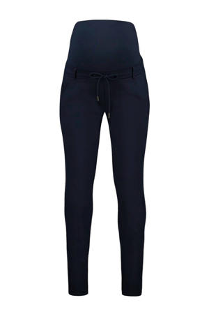 skinny zwangerschapsbroek donkerblauw