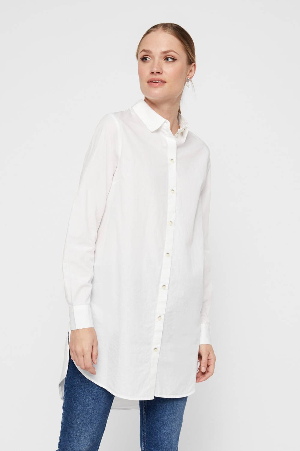 lange blouse wit