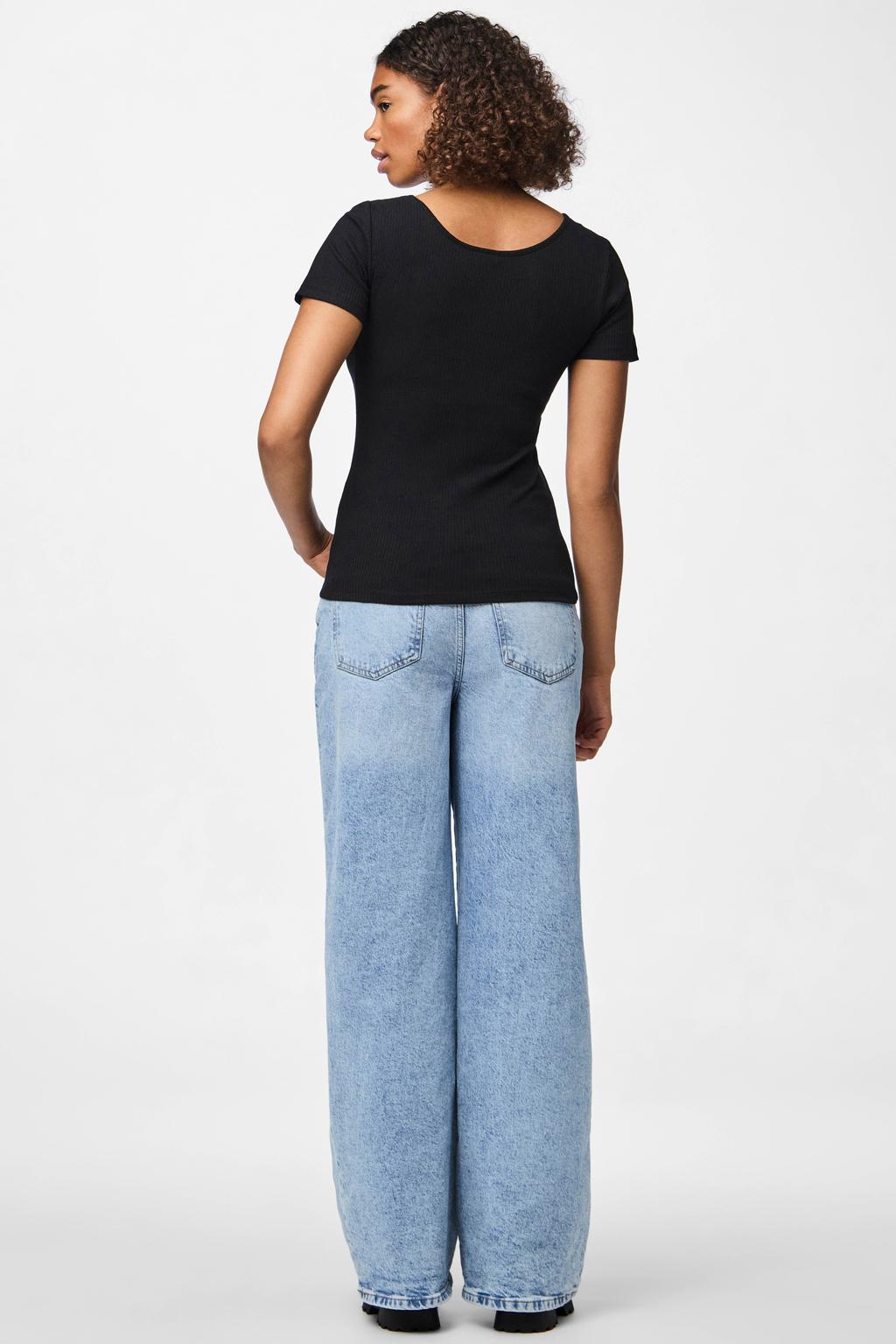 PIECES top PCKITTE zwart