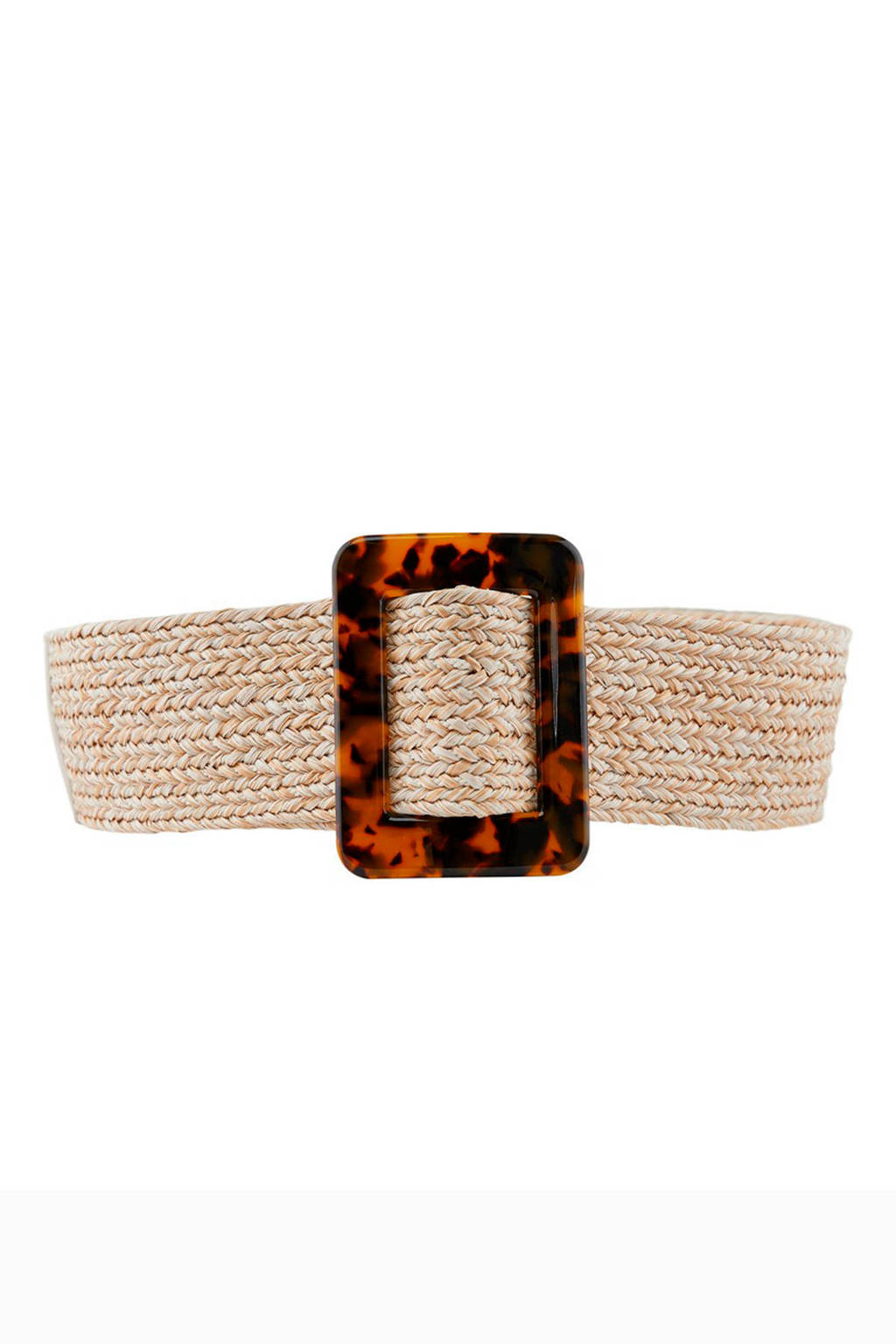 PIECES riem beige, Bruin