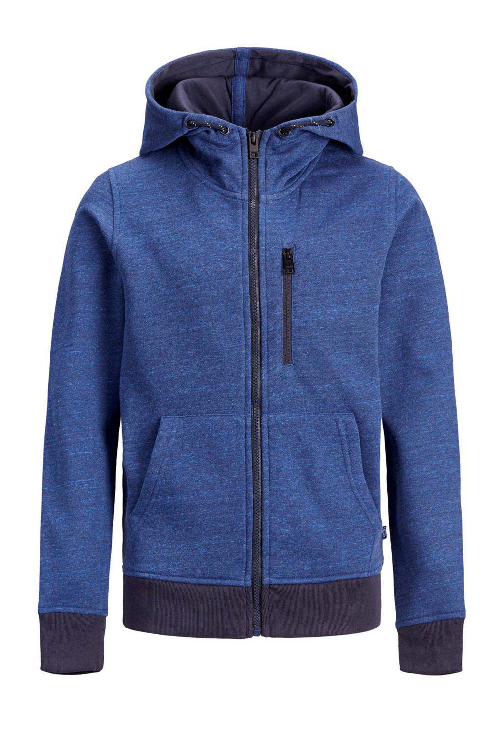 JACK & JONES JUNIOR gemêleerd vest Best donkerblauw, Donkerblauw