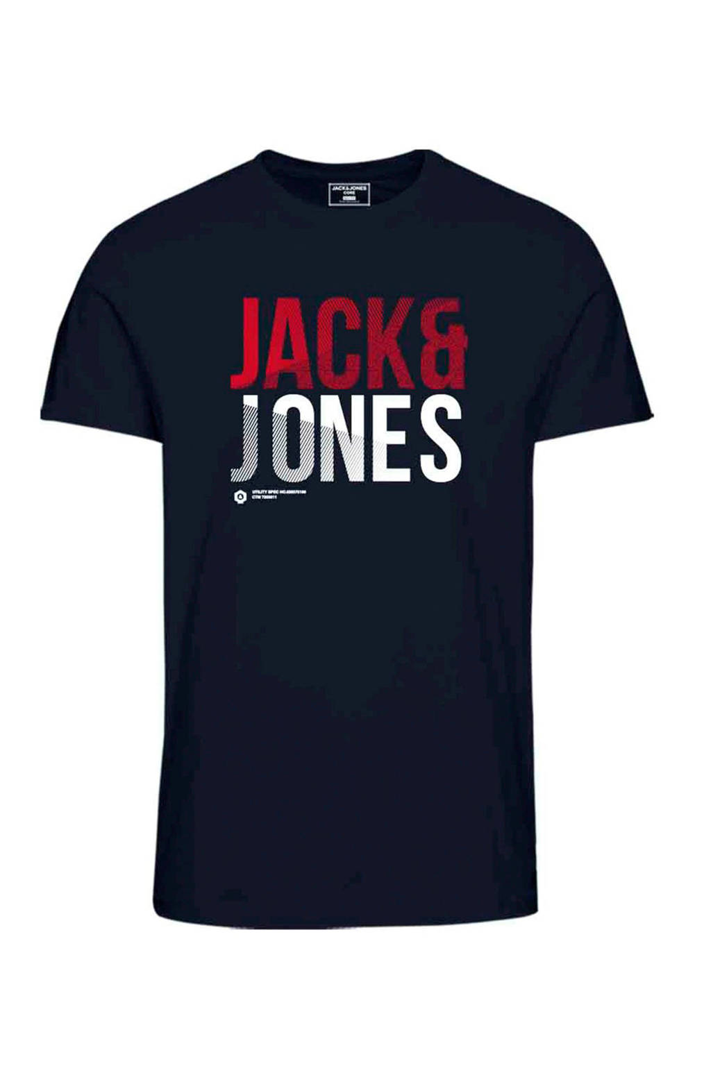 JACK & JONES JUNIOR T-shirt Foke met logo wit, Wit