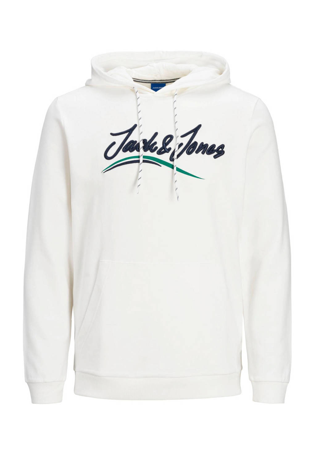 JACK & JONES JUNIOR hoodie Flexx met logo wit, Wit