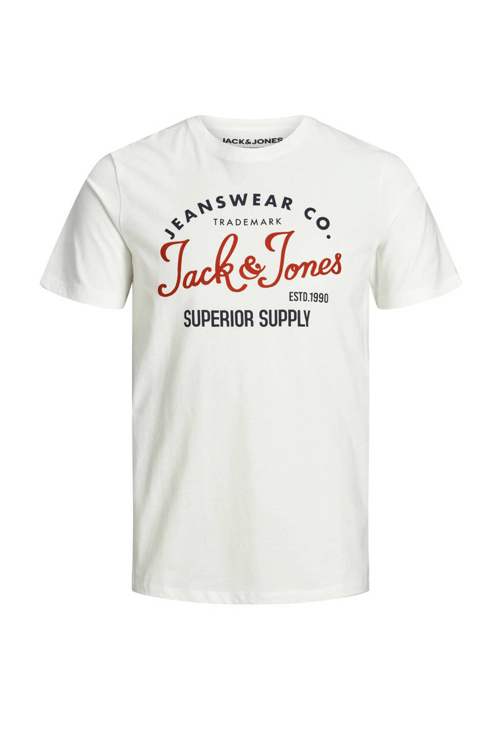 JACK & JONES JUNIOR T-shirt Logo met logo wit, Wit