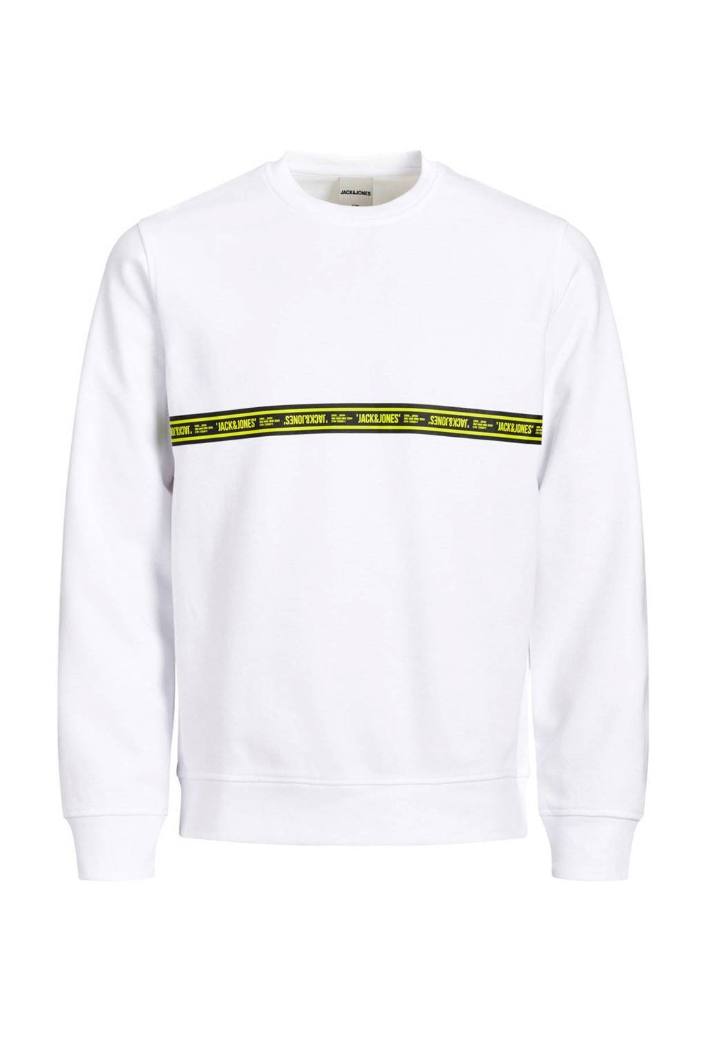 JACK & JONES JUNIOR sweater Toffee met printopdruk wit, Wit