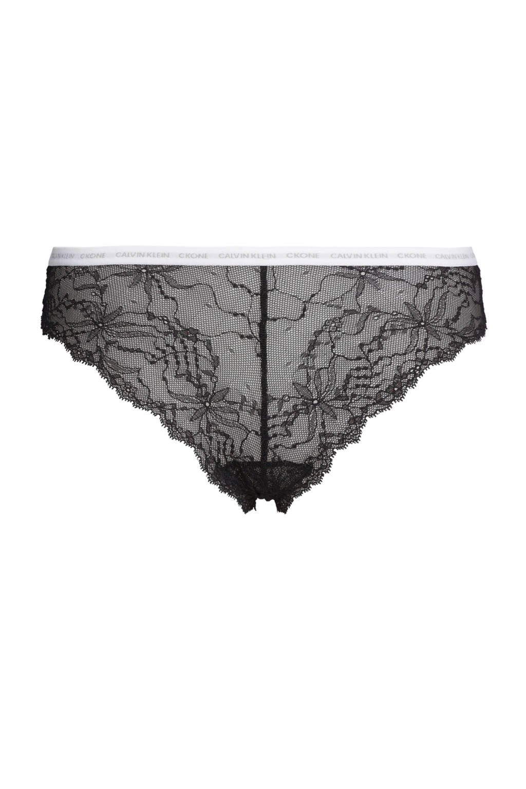 CALVIN KLEIN UNDERWEAR kanten brazilian zwart, Zwart