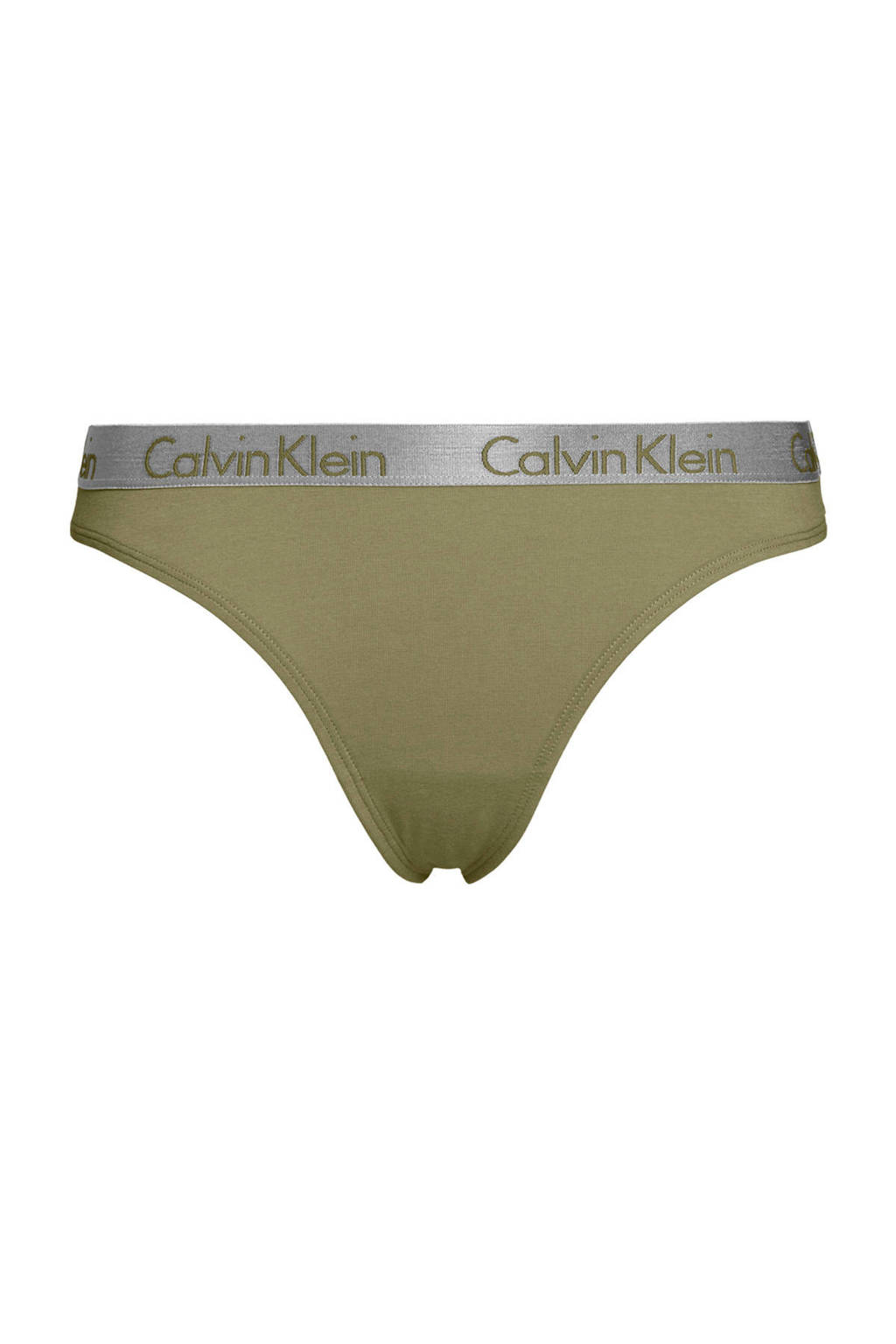 CALVIN KLEIN UNDERWEAR string groen, Groen/grijs