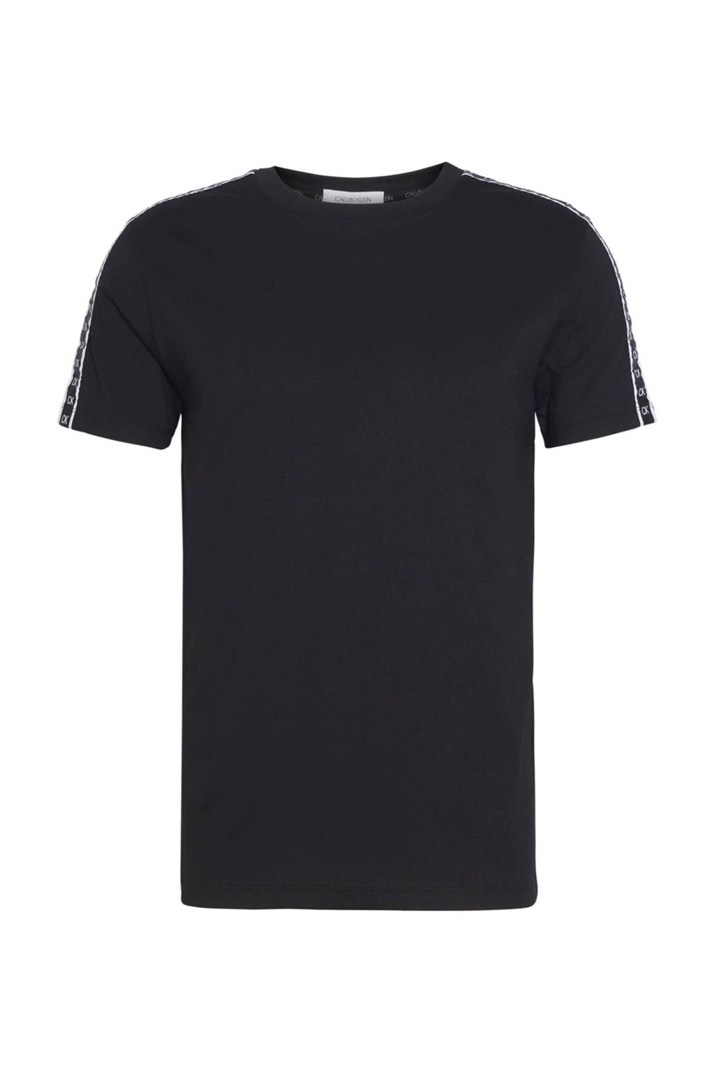 CALVIN KLEIN T-shirt zwart, Zwart / Wit