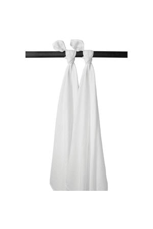 hydrofiele swaddle - wit (set van 2)