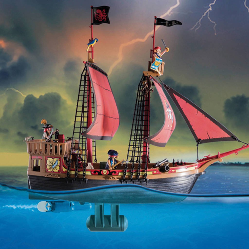 amusement tijdschrift veronderstellen Playmobil Pirates Piratenschip 70411 | wehkamp