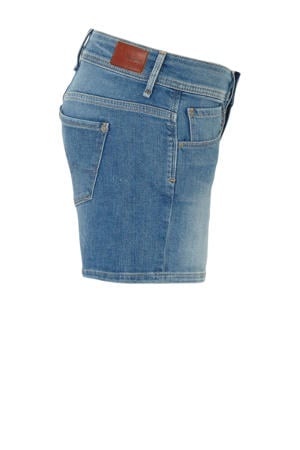 slim fit short blauw