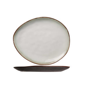 Ontbijtbord Plato 20 x 16 cm - Mat 