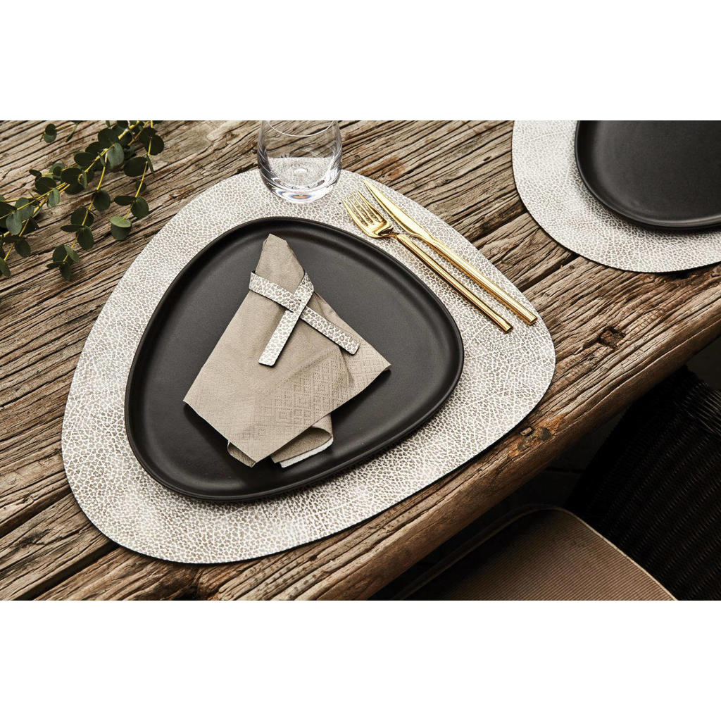 LIND DNA placemat leer (37x44 cm) wehkamp