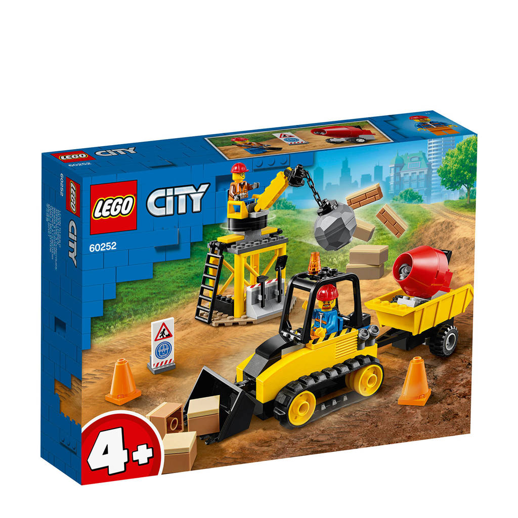 Doe voorzichtig Mysterie ik betwijfel het LEGO City Constructiebulldozer 60252 | wehkamp
