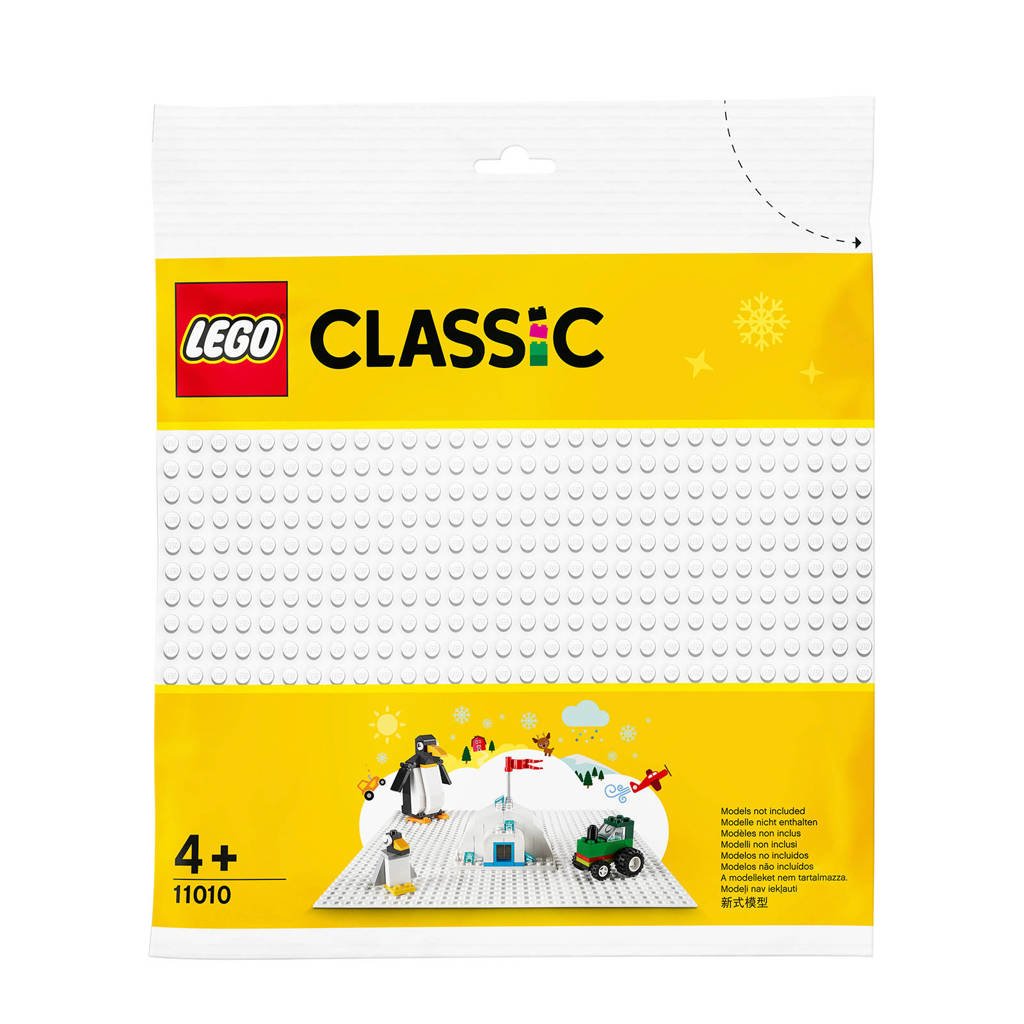 LEGO Classic  witte bouwplaat 11010