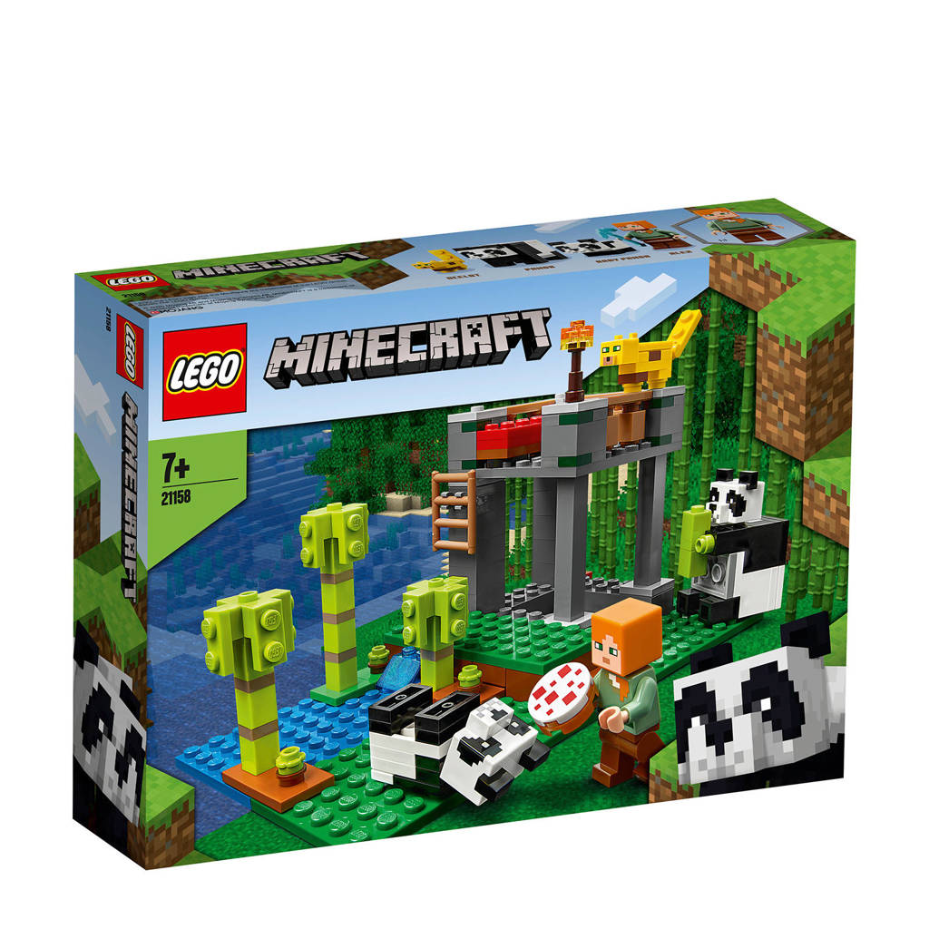 LEGO Minecraft Het pandaverblijf 21158