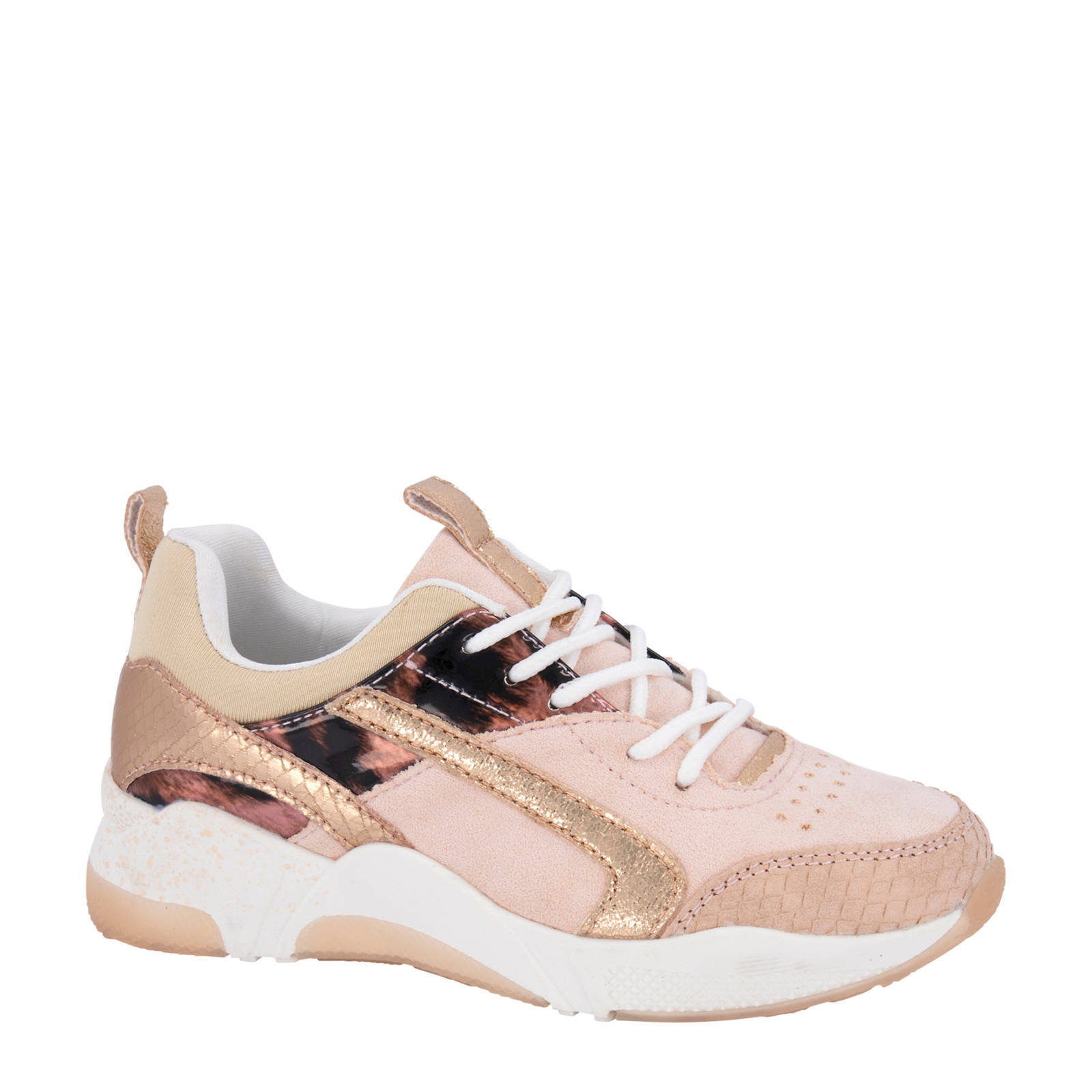 Graceland sneakers roze/goud | wehkamp
