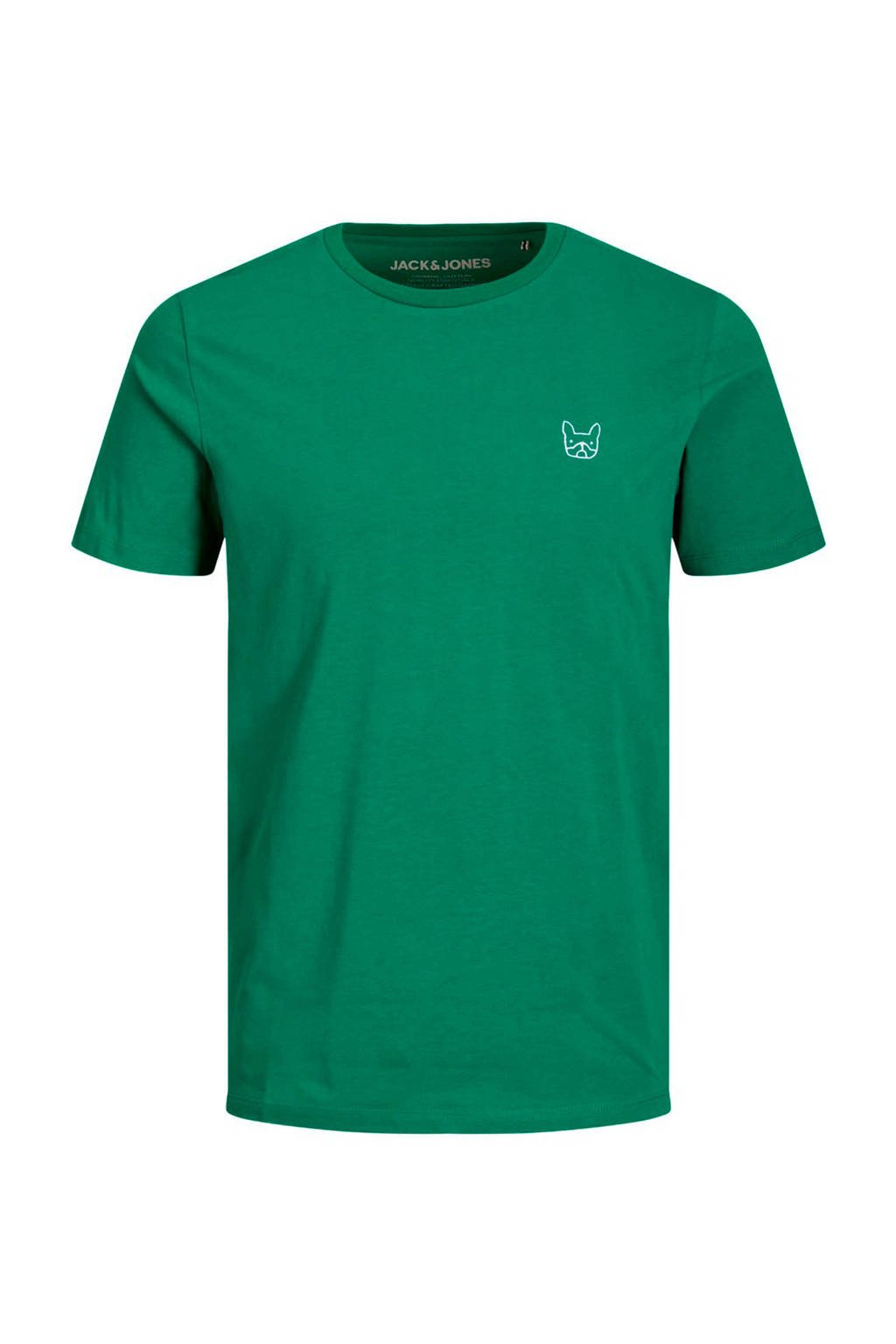 JACK & JONES ESSENTIALS T-shirt met logo groen, Groen