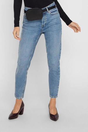 high waist slim fit jeans PCCARA blauw