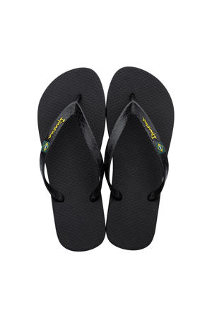 Classic Brasil teenslippers zwart