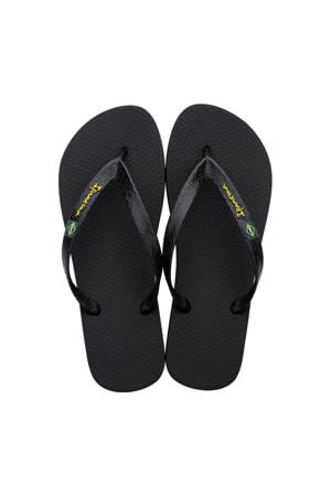 Classic Brasil teenslippers zwart