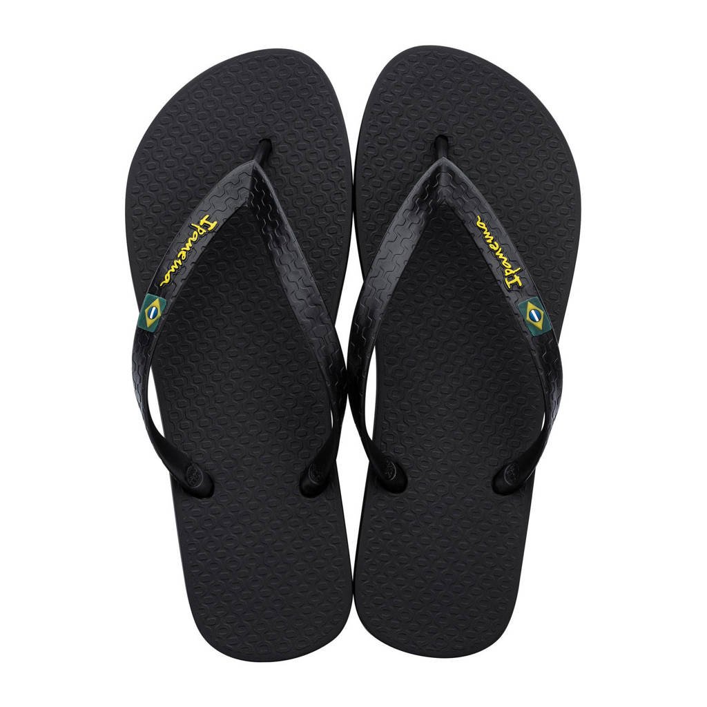 Ipanema Classic Brasil teenslippers zwart, Zwart