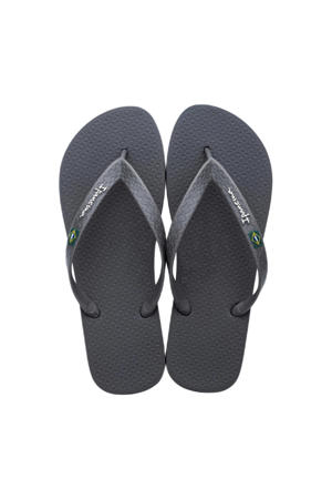 Classic Brasil teenslippers antraciet