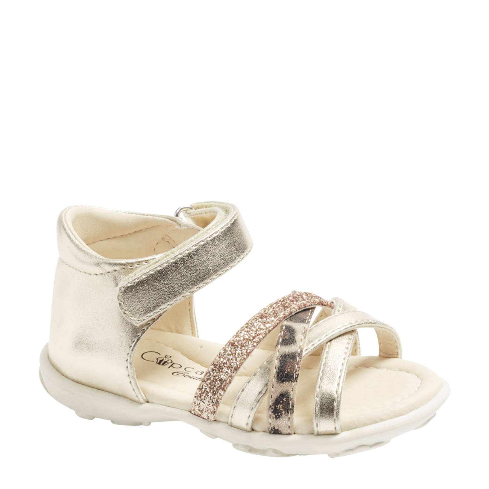 Cupcake Couture sandalen goud/panterprint | wehkamp