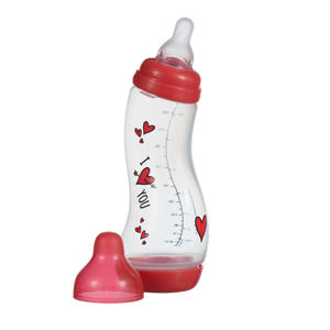 Natural S-Babyfles Anti Koliek - 250 ml - I Love - Anti Colic tegen krampjes