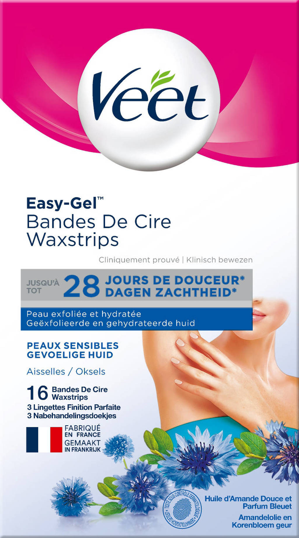 Veet Koude Waxstrips Oksels