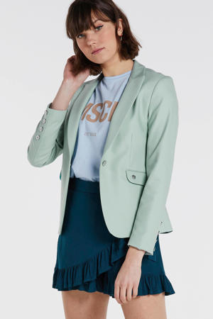 T-shirt Alva met logo blue/nougat