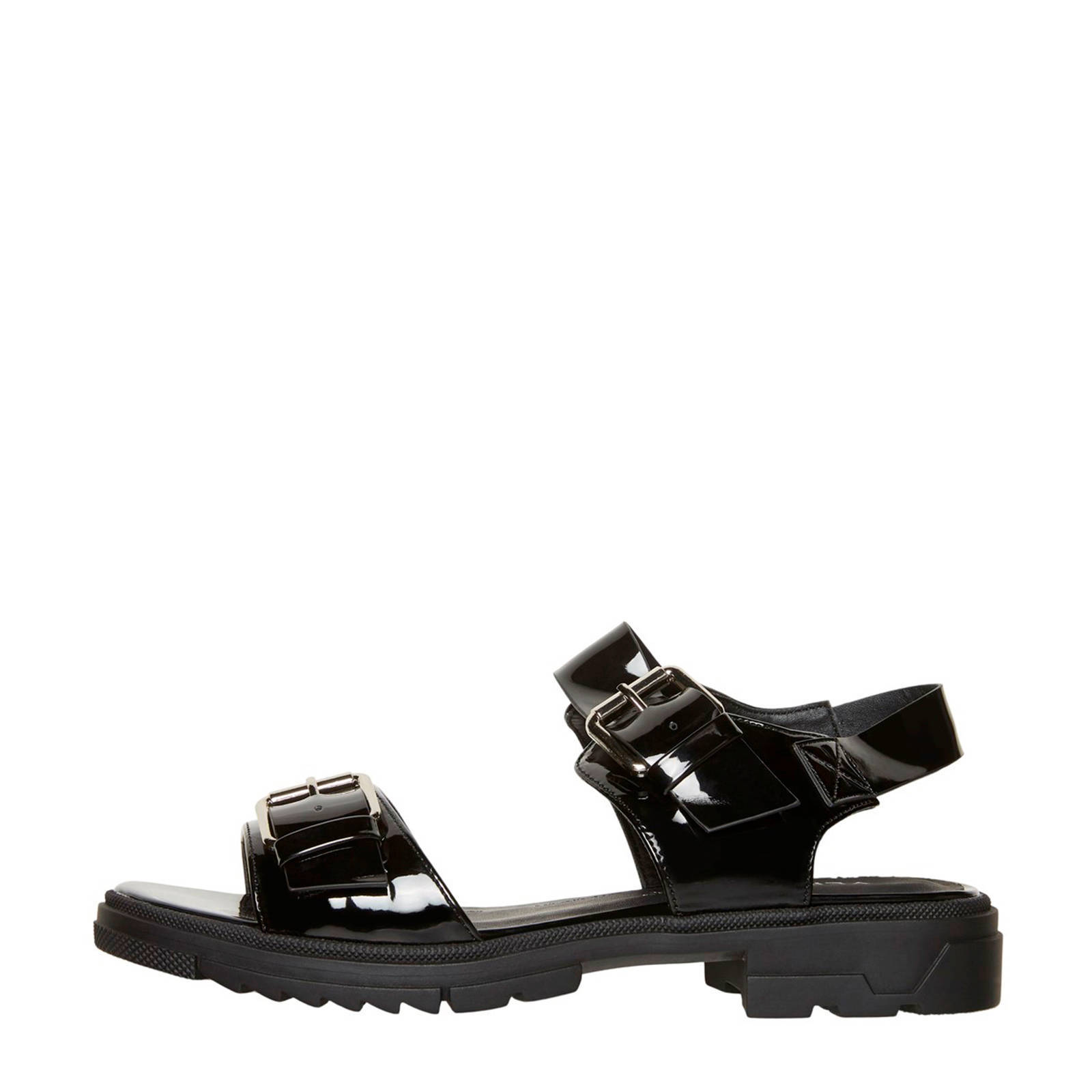 VERO MODA sandalen lak zwart | wehkamp