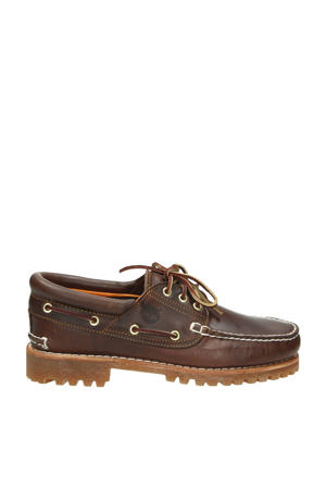 leren veterschoenen cognac