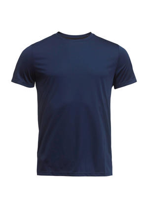 sport T-shirt donkerblauw