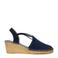 Toni Pons Tremp suède espadrilles donkerblauw