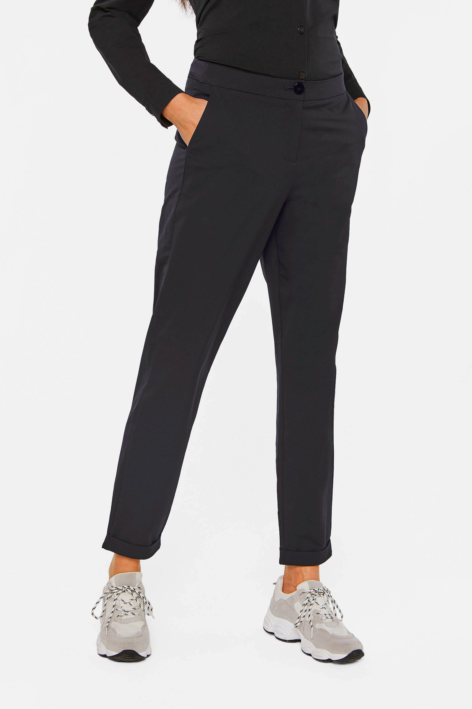 tapered fit pantalon