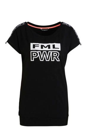 sport T-shirt zwart