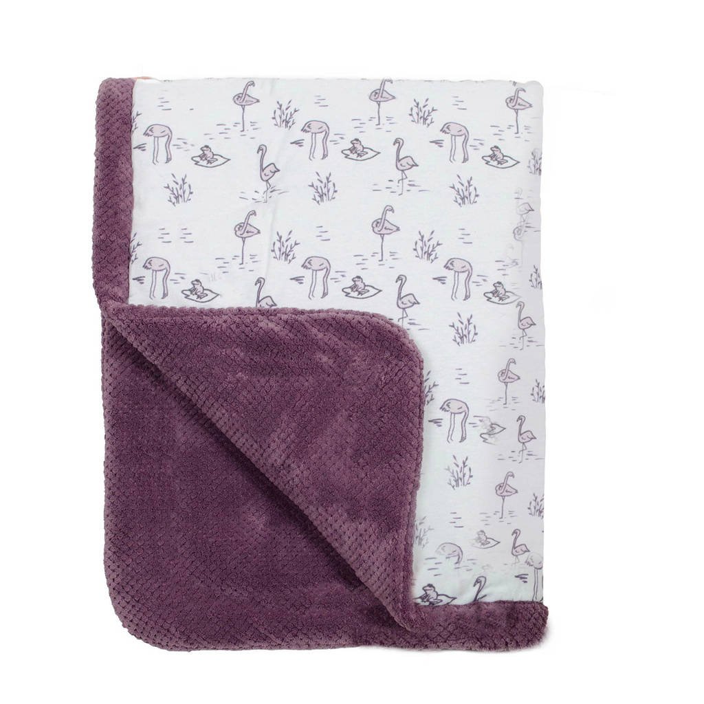 Snoozebaby baby wiegdeken winter 75x100 cm Soft Mauve