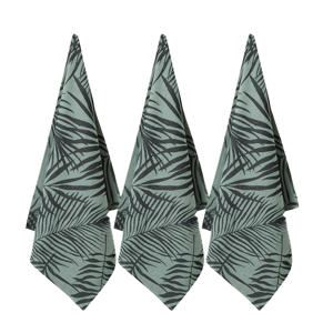 theedoek palm shades (65x60 cm) (set van 3) 