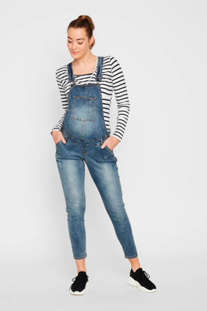 boyfriend zwangerschapstuinbroek light denim