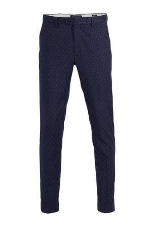 slim fit chino donkerblauw